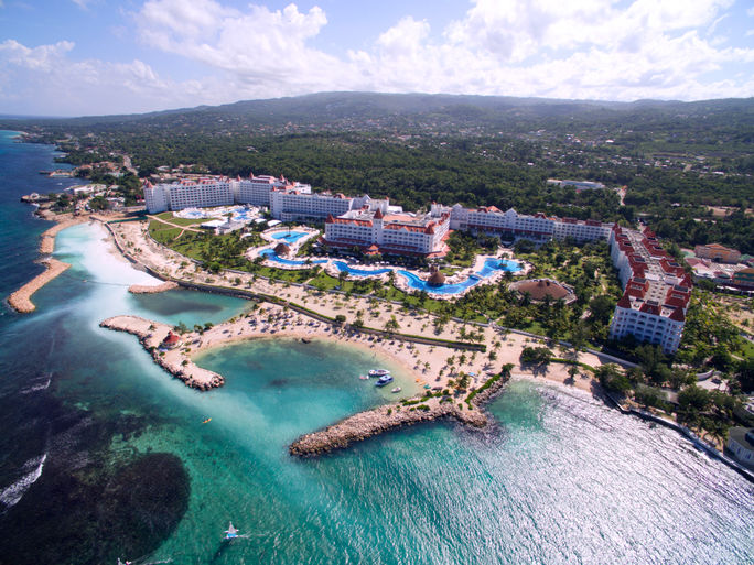 Aerial view of the Bahia Principe Luxury Runaway Bay Aerial view of the Bahia Principe Luxury Runaway Bay