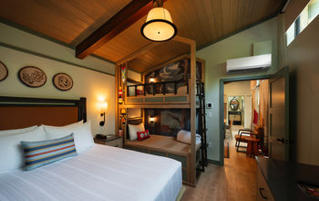 The Cabins at Disneys Fort Wilderness Resort Living Area