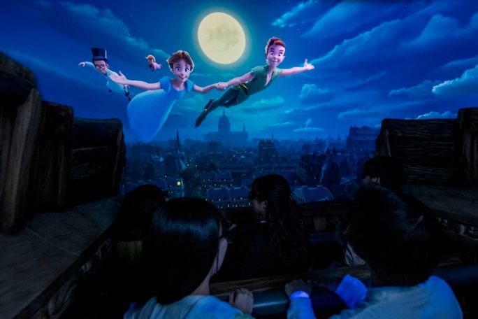 Rendering of Peter Pan’s Never Land Adventure attraction at Fantasy Springs in Tokyo DisneySea.