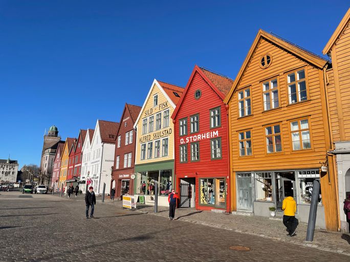 Bryggen, the old wharf of Bergen and a UNESCO World Heritage Site Bryggen, the old wharf of Bergen and a UNESCO World Heritage Site