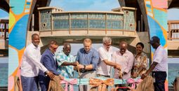 Royal Caribbean's ribbon cutting ceremony for Royal Beach Club Paradise Island, held on December 13, 2025.