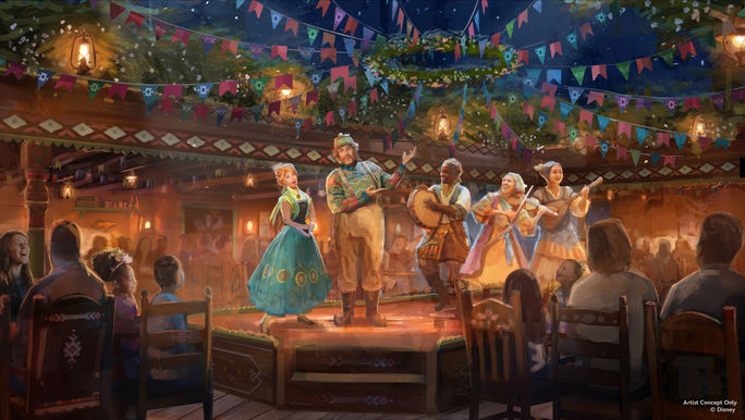 Disney Believe Oaken's Table Disney Believe Oaken's Table rendering
