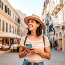 Traveler in Greece