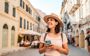 Traveler in Greece