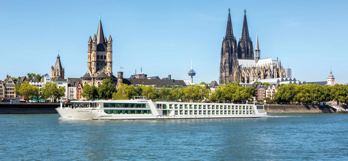 Image: The Emerald Dawn in Cologne. (Photo Credit: Emerald Cruises)