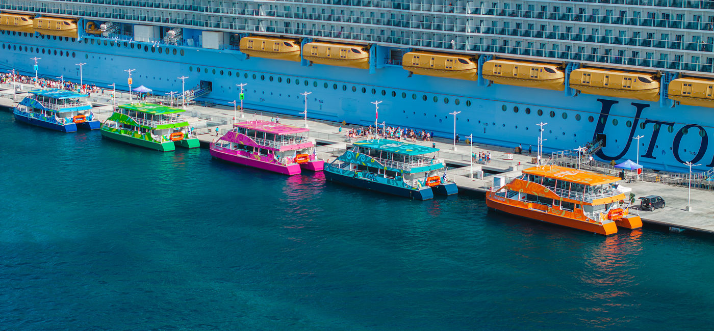 Image: The new ferries for Royal Beach Club Paradise Island (Photo Credit: Royal Caribbean International)
