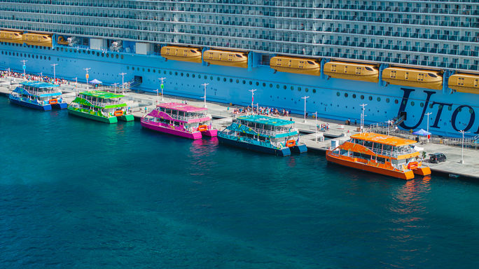 The new ferries for Royal Beach Club Paradise Island The new ferries for Royal Beach Club Paradise Island