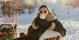 Club Med, ski resort, woman in the snow