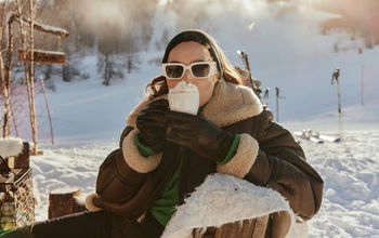 Club Med, ski resort, woman in the snow