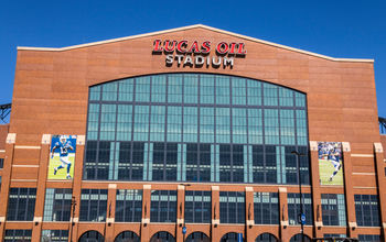 Lucas Oil Stadium in Indianapolis.