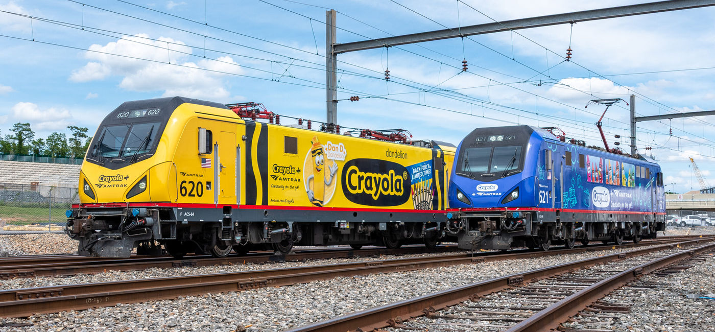 Image: Amtrak and Crayola Join Forces for Family Summer Explorations (Photo Credit: Amtrak)