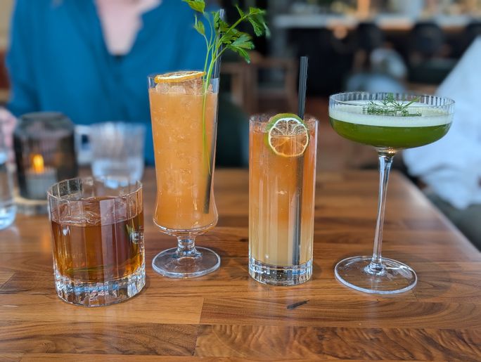 Craft cocktails are on the menu at Lookout Bar Craft cocktails are on the menu at Lookout Bar