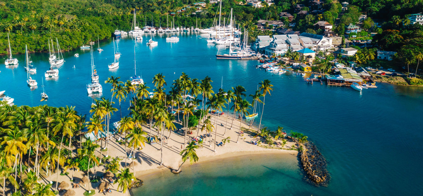 Image: Aerial of Marina Beach Resort (Photo Credit: WestJet Vacations)