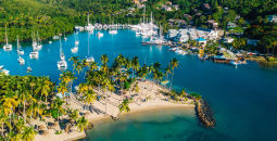 Aerial of Marina Beach Resort
