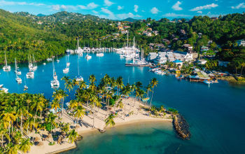 Aerial of Marina Beach Resort