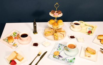American Airlines, afternoon tea, airplane food