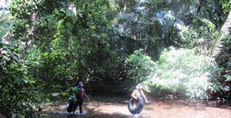 River tubing in Belize