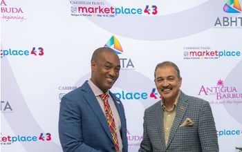 CHTA president Sanovnik Destang & Antigua and Barbuda’s Minister of Tourism Hon. Charles 'Max' Fernandez