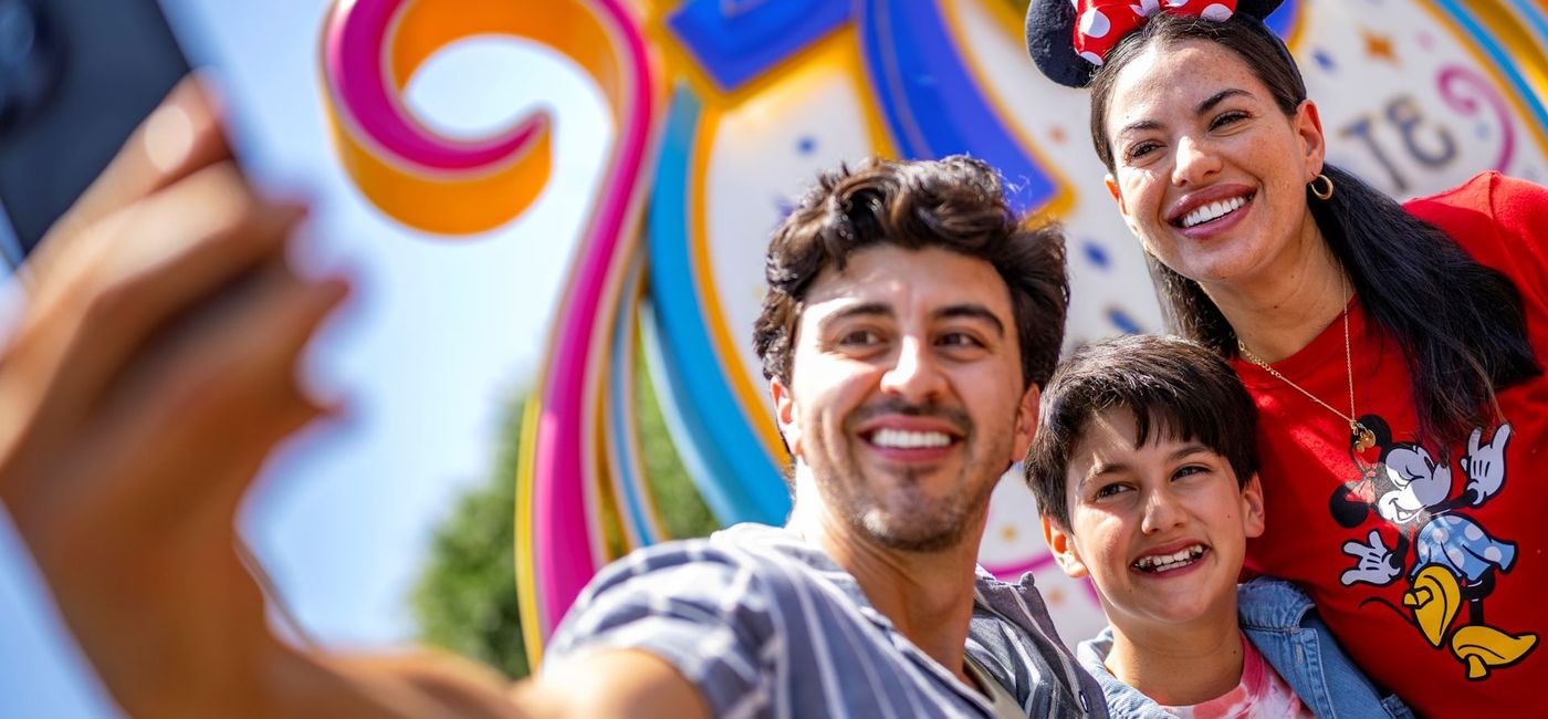 Image: A family at Disneyland. (Source: Disneyland)