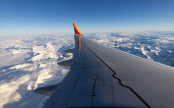 Southwest Airlines' inaugural flight to Anchorage, Alaska
