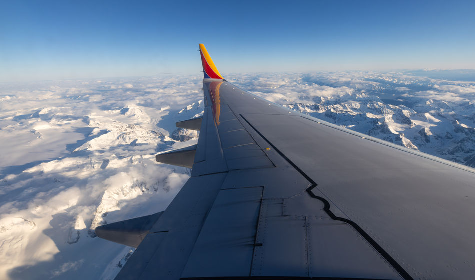 Southwest Airlines' inaugural flight to Anchorage, Alaska