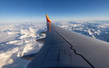 Southwest Airlines' inaugural flight to Anchorage, Alaska