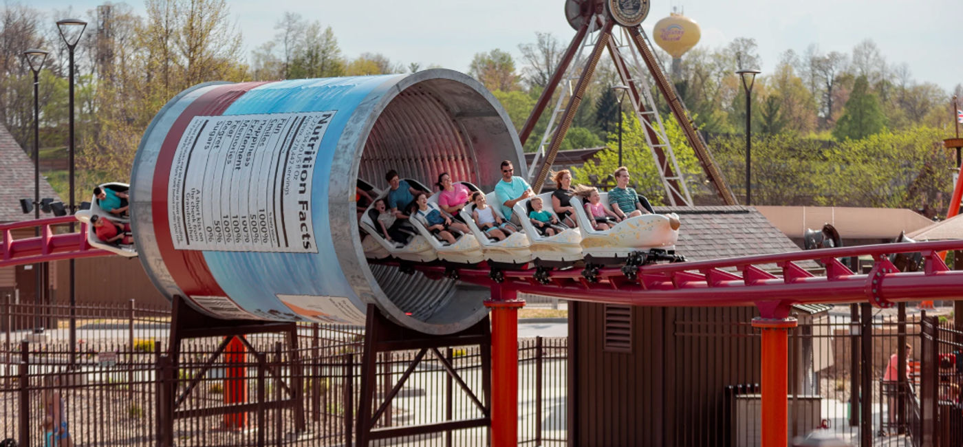 Image: Good Gravy! roller coaster at Holiday World & Splashin' Safari. (Photo Credit: Holiday World & Splashin' Safari)