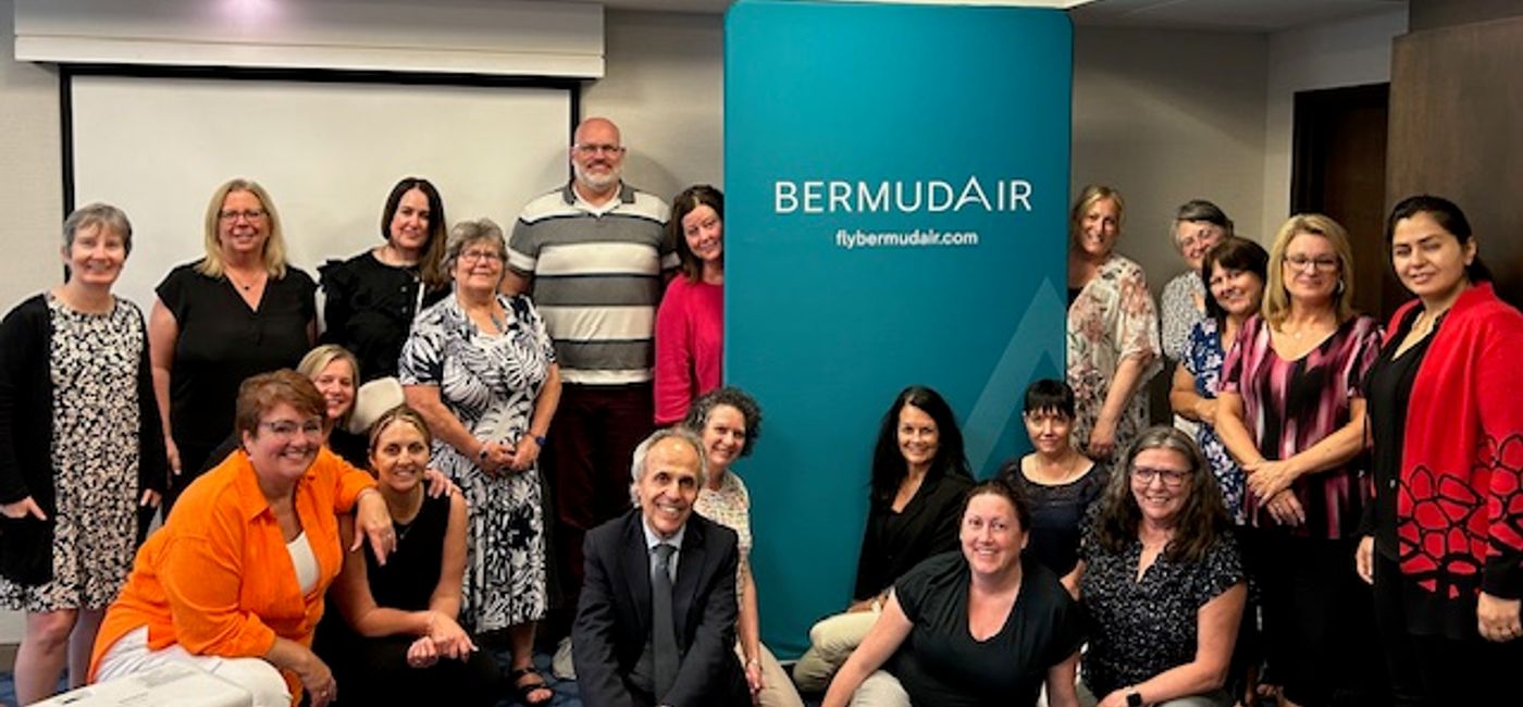 Image: BermudAir hosted 30 travel advisors in Halifax discuss business development opportunities. (Photo Credit: BermudAir)