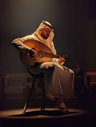 Oud player, AlUla, Saudi Arabia