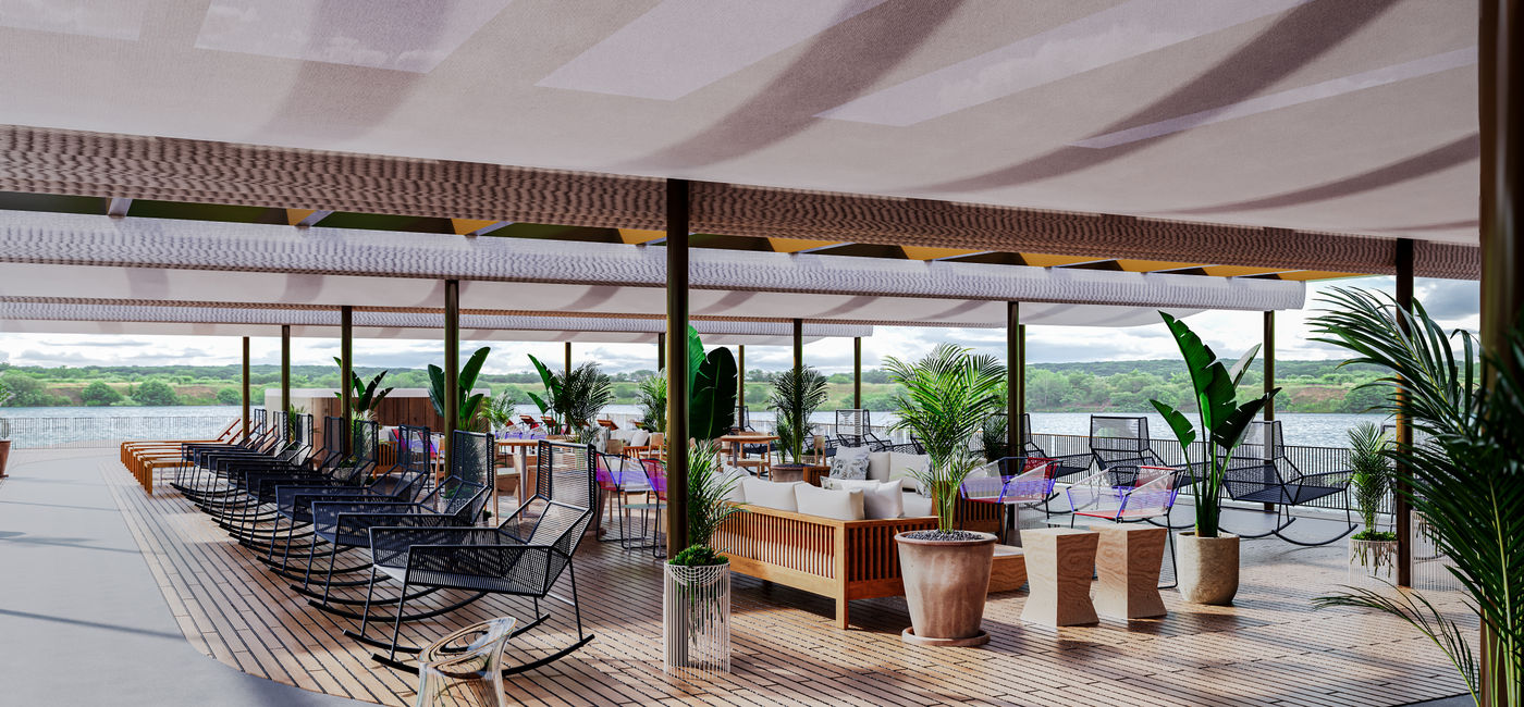 Image: AmaMagdalena sundeck rendering (Photo Credit: AmaWaterways)