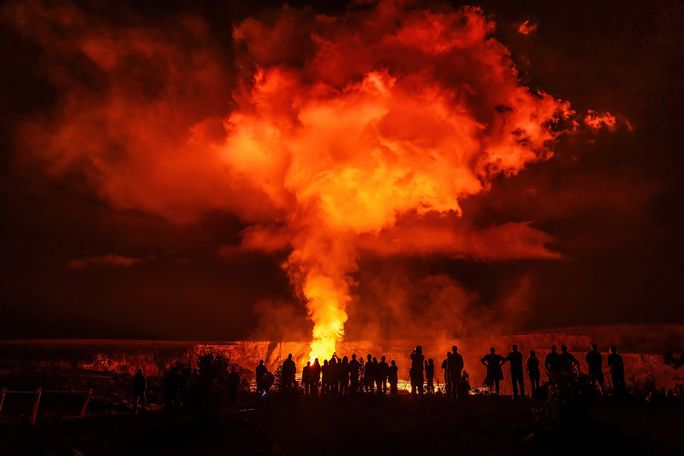 Hawai'i Volcanoes National Park eruption of Kilauea Hawai'i Volcanoes National Park eruption of Kilauea