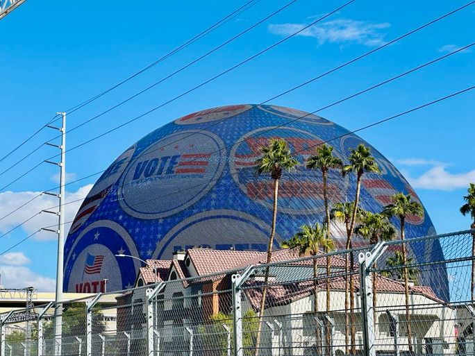Las Vegas Sphere, November 4th Las Vegas Sphere, November 4th