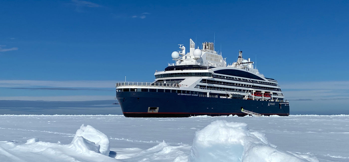 Image: Le brise-glace Le Commandant Charcot (Photo Credit: Nicolas Dubreuil at Ponant Media)