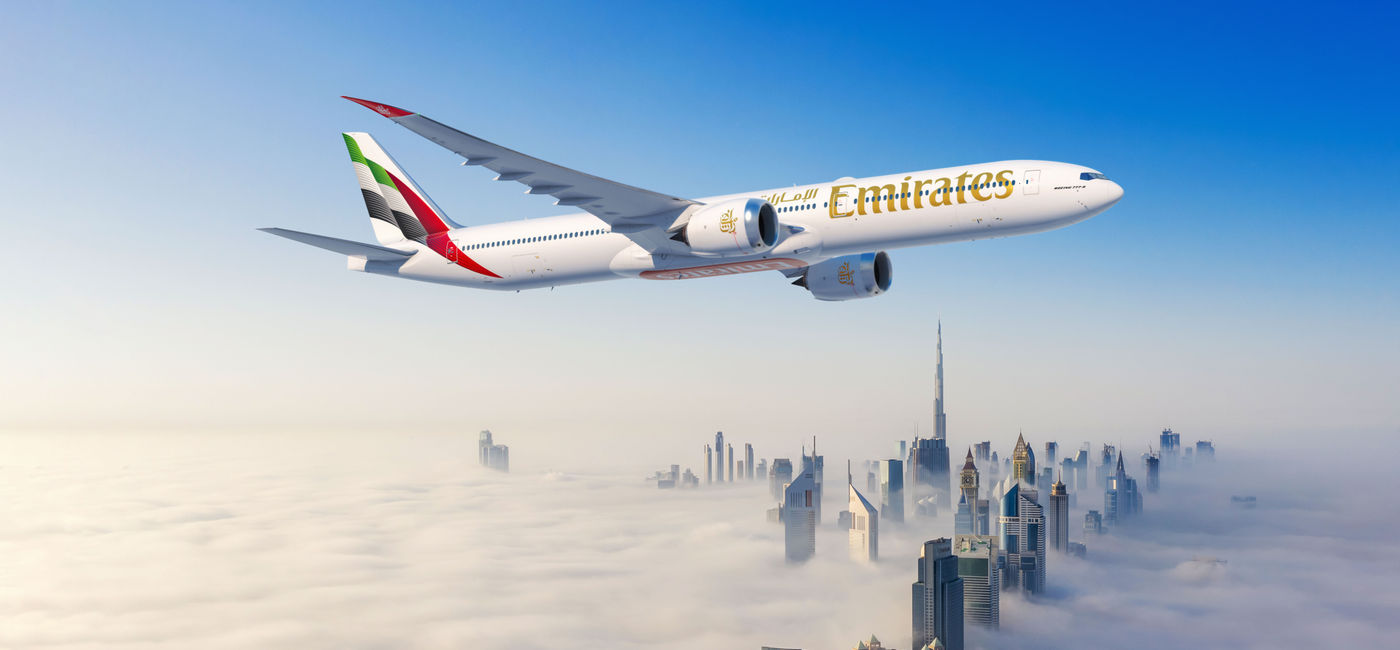 Image: Rendering of an Emirates Boeing 777-9 aircraft. (Photo Credit: Courtesy Emirates)