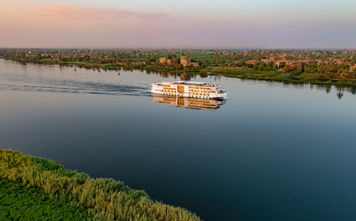 The Viking Hathor cruises the Nile River, Egypt.