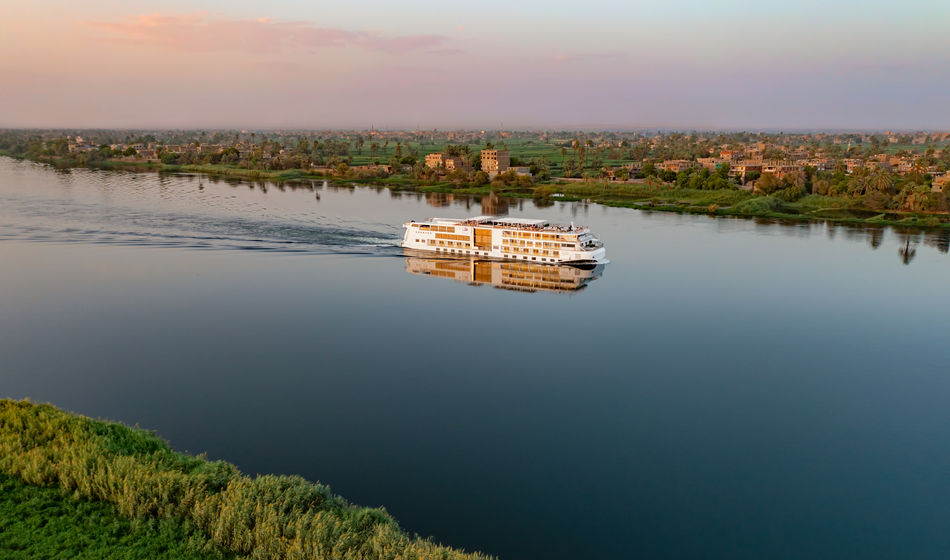 The Viking Hathor cruises the Nile River, Egypt.