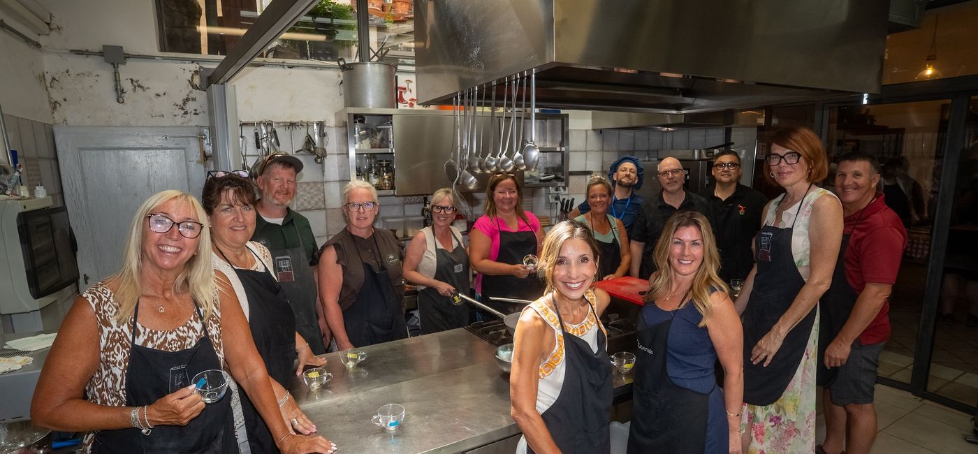 Image: One of the perks of the Beyond Extraordinary Experiences event was a cooking class. (Source: Ensemble)