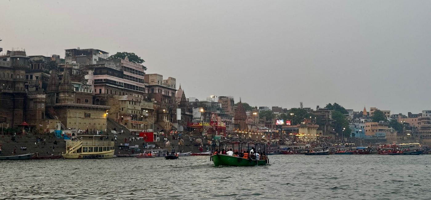 Image: Varanasi, one of the oldest cities in the world and the holiest in India, is famous for its ghats, or stairs leading to the Ganges River, where nightly Hindu prayer ceremonies take places.  (Photo Credit: Nicole Edenedo)