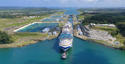 Star Princess transiting the Panama Canal
