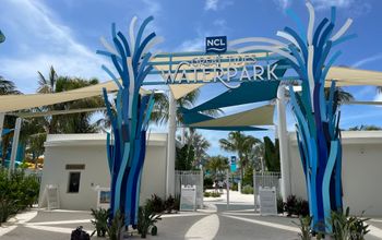 Norwegian Cruise Line hosted a ribbon-cutting ceremony and an exclusive preview event at Great Tides Waterpark