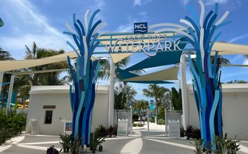 Norwegian Cruise Line hosted a ribbon-cutting ceremony and an exclusive preview event at Great Tides Waterpark