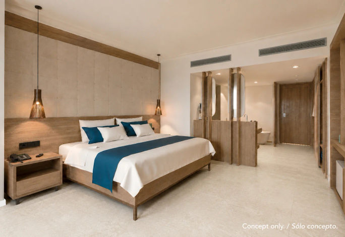 Rendering of Junior Suite Rendering of Junior Suite
