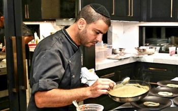 Chef preparing a meal