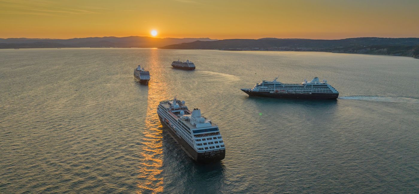 Image: The four ships in the Azamara fleet (Photo Credit: Azamara Cruises)