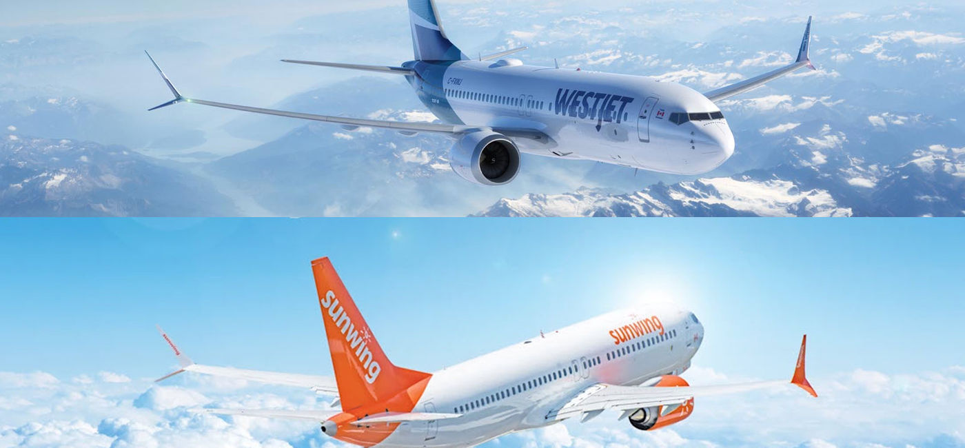 Image: À partir du 29 mai, les voyageurs Sunwing devront s’enregistrer via les plateformes WestJet (Source: WestJet)