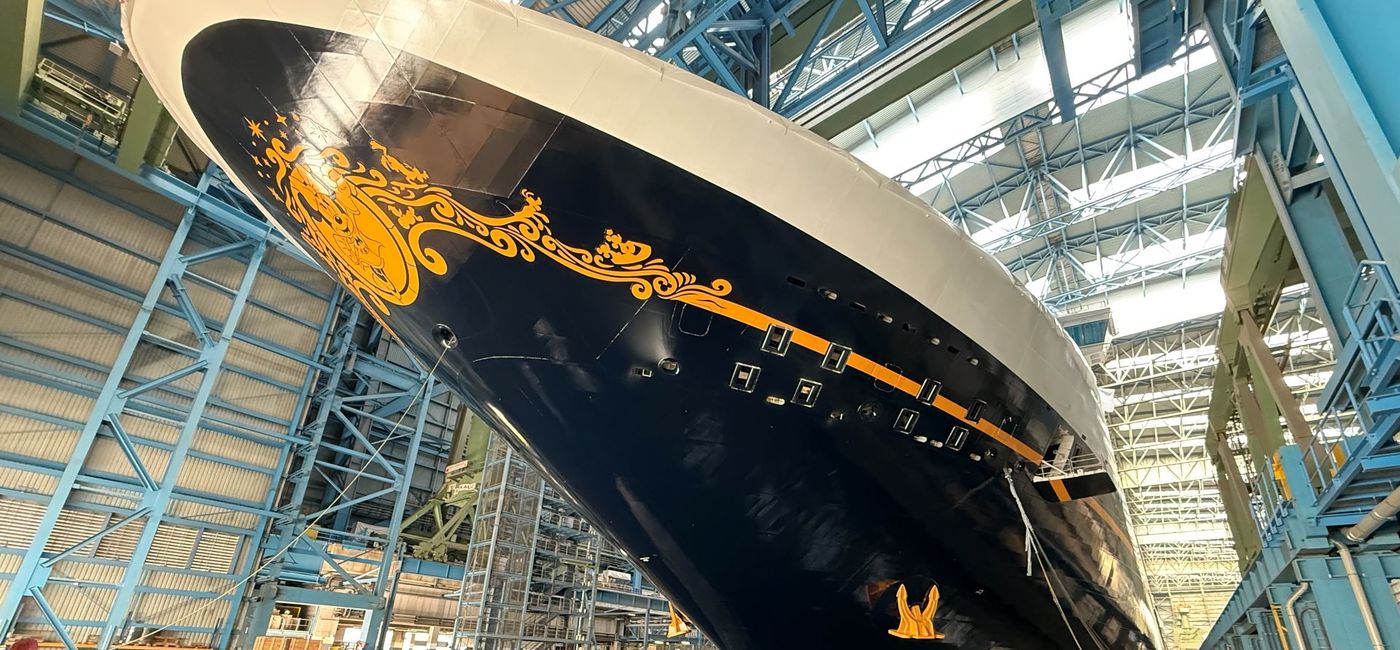 Image: Disney Destiny float up (Photo Credit: Disney Cruise Line)