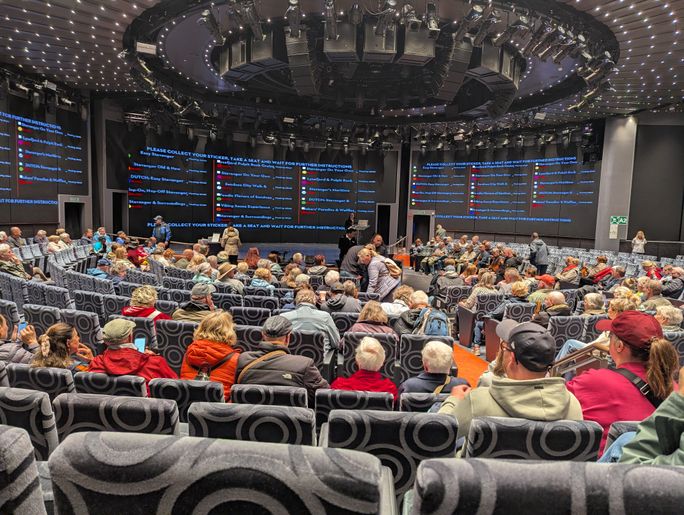 Holland America Rotterdam, cruise ship, theater