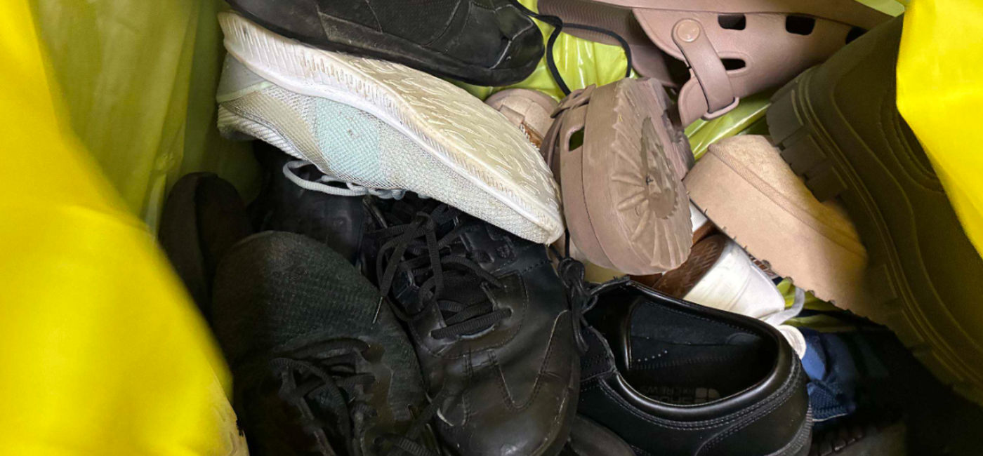 Image: In July, five Carnival ships sent more than 500 pairs of shoes to Sneaker Impact, keeping them out of landfills (Photo Credit: Carnival Cruise Line)