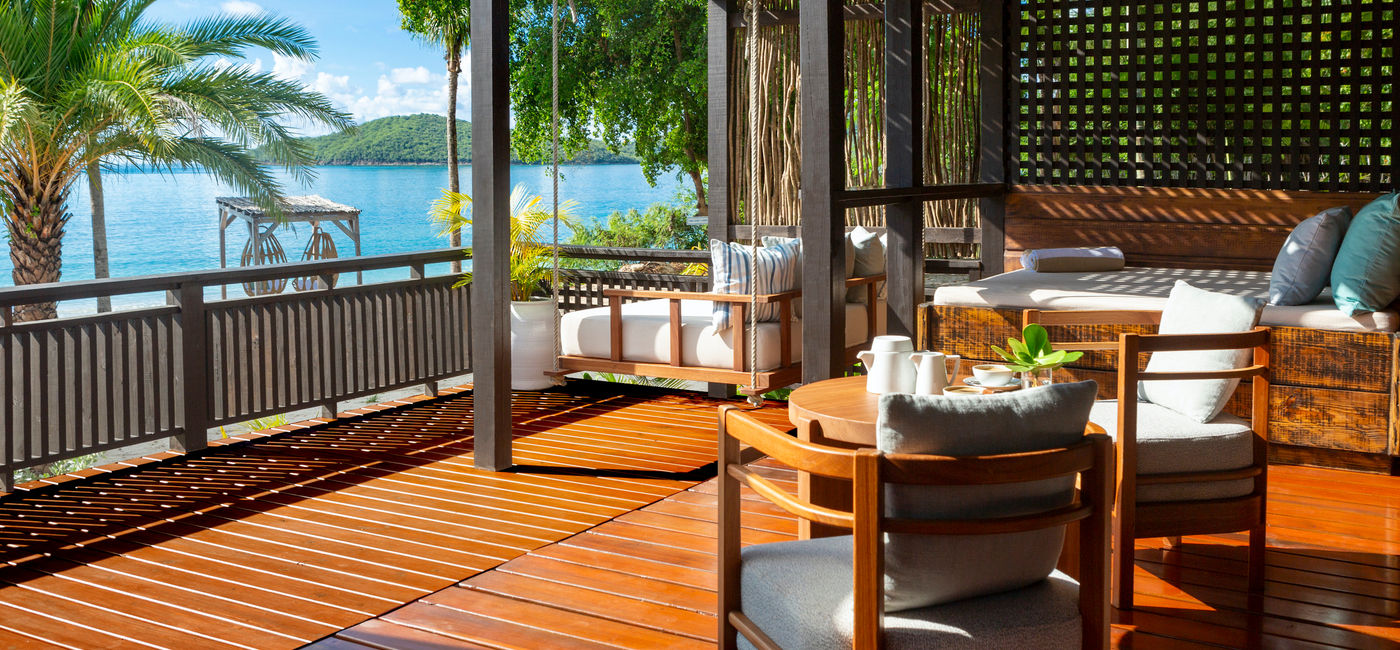 Image: A beachfront villa suite at the newly renovated Hermitage Bay in Antigua. (Photo Credit: Hermitage Bay)