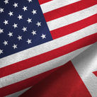Canada and US flags